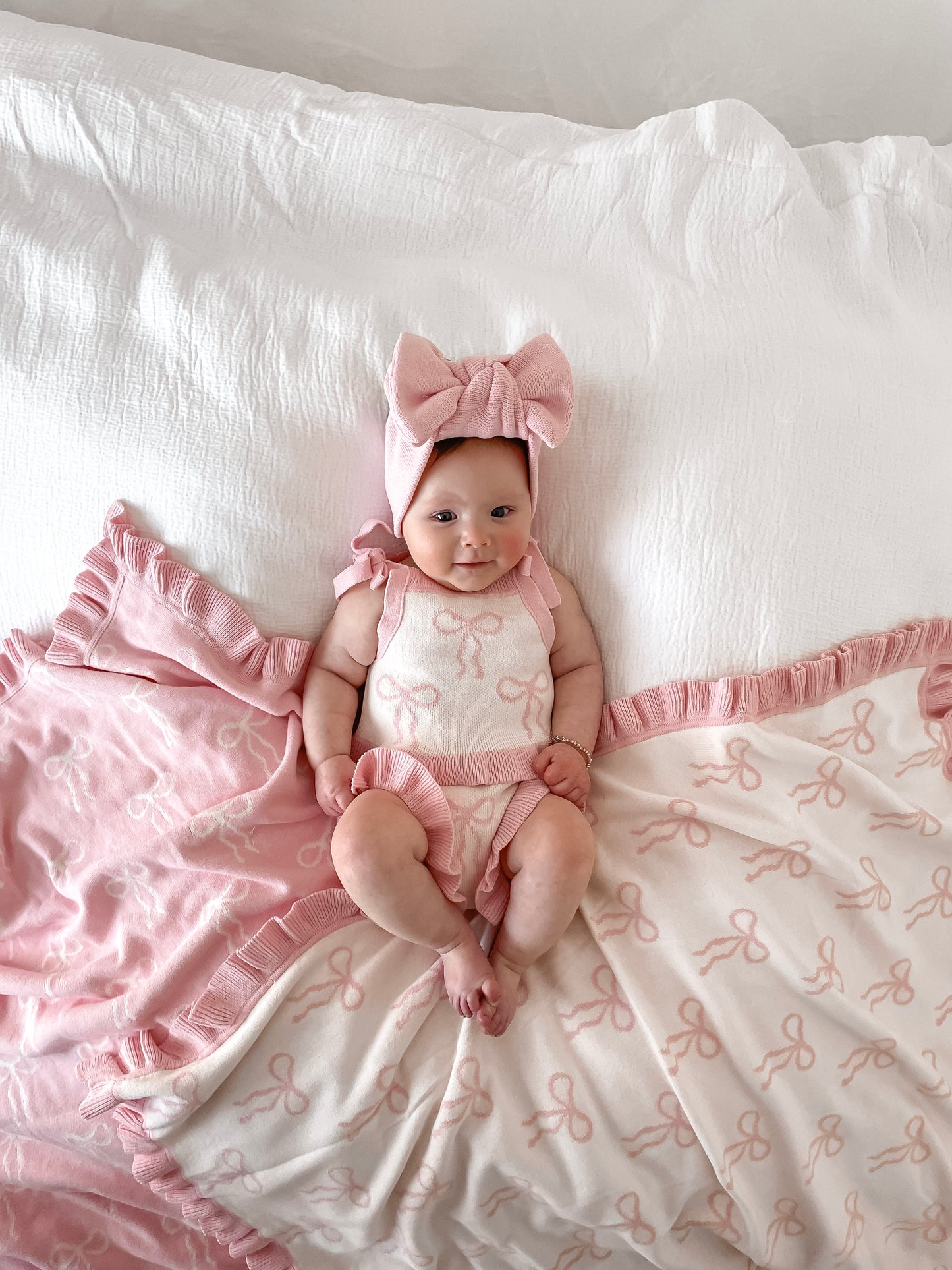 Little Bow Set - Milk & Fairy Floss