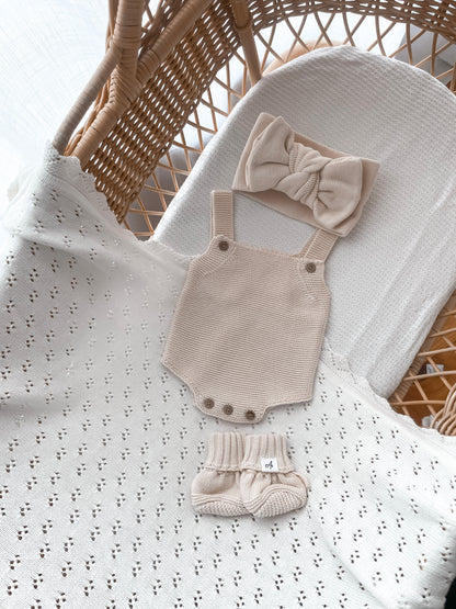 Classic Singlet Romper - Honey