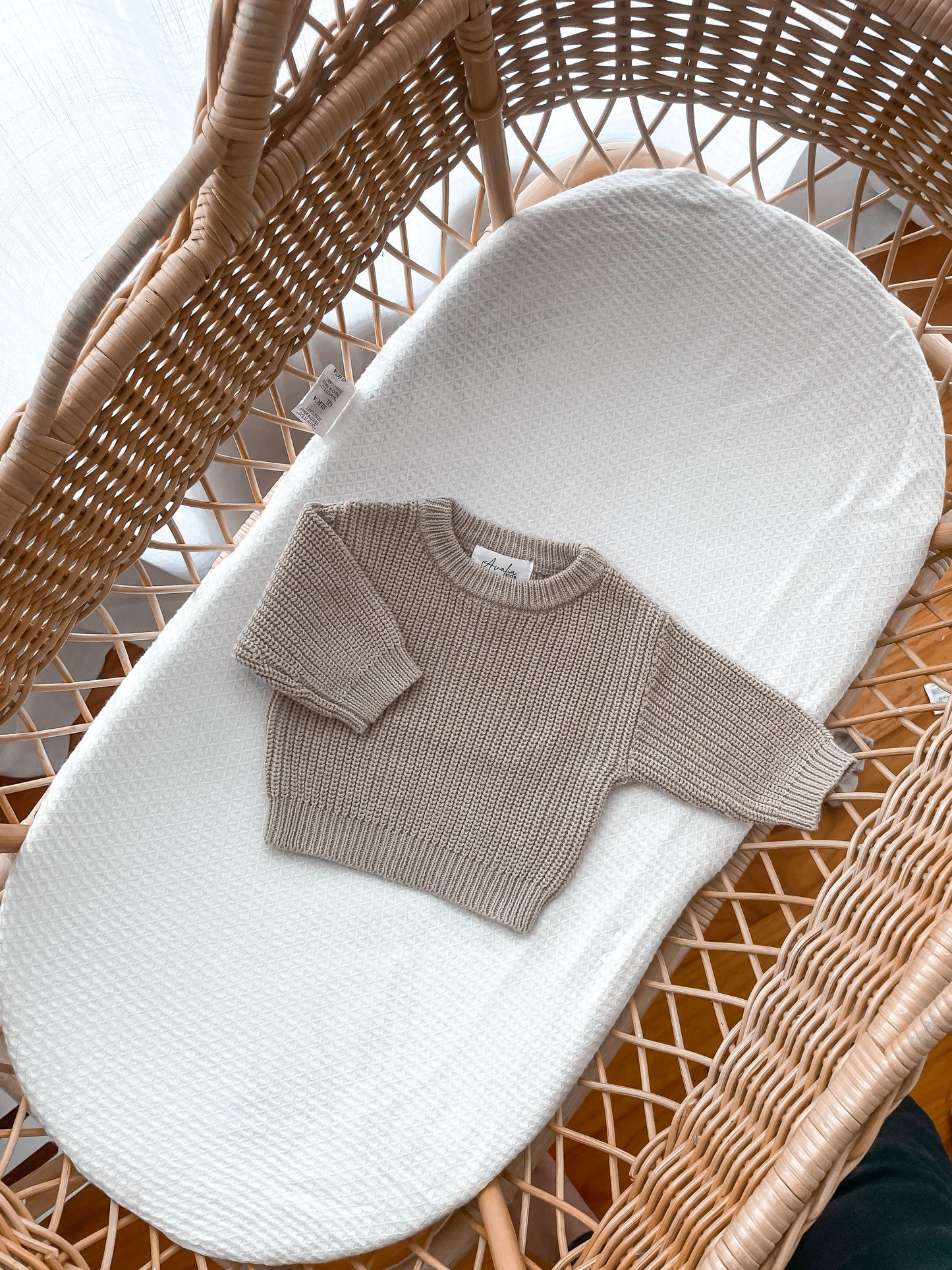 Classic Knitted Jumper - Fawn