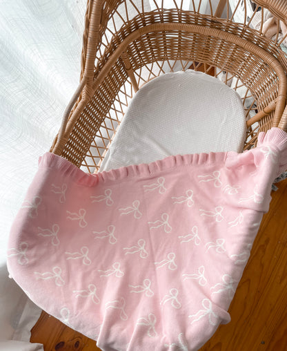 Little Bow Reversible Blanket