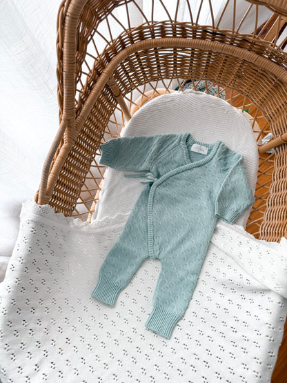 Haven Full Length Romper - Sea Mist