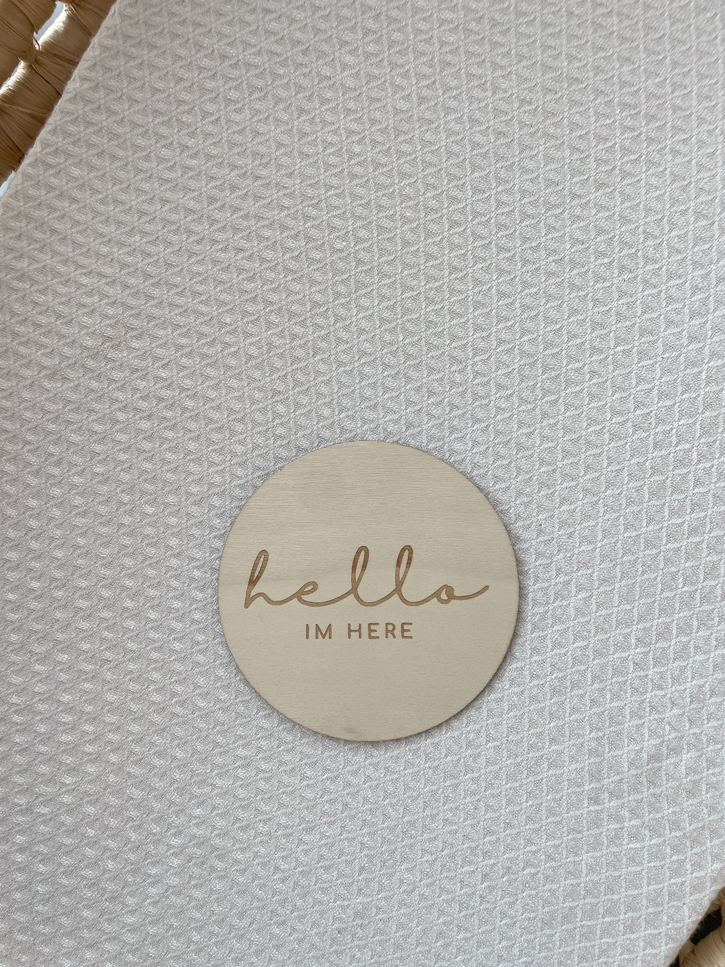 Hello World Plaque - Hello I'm Here