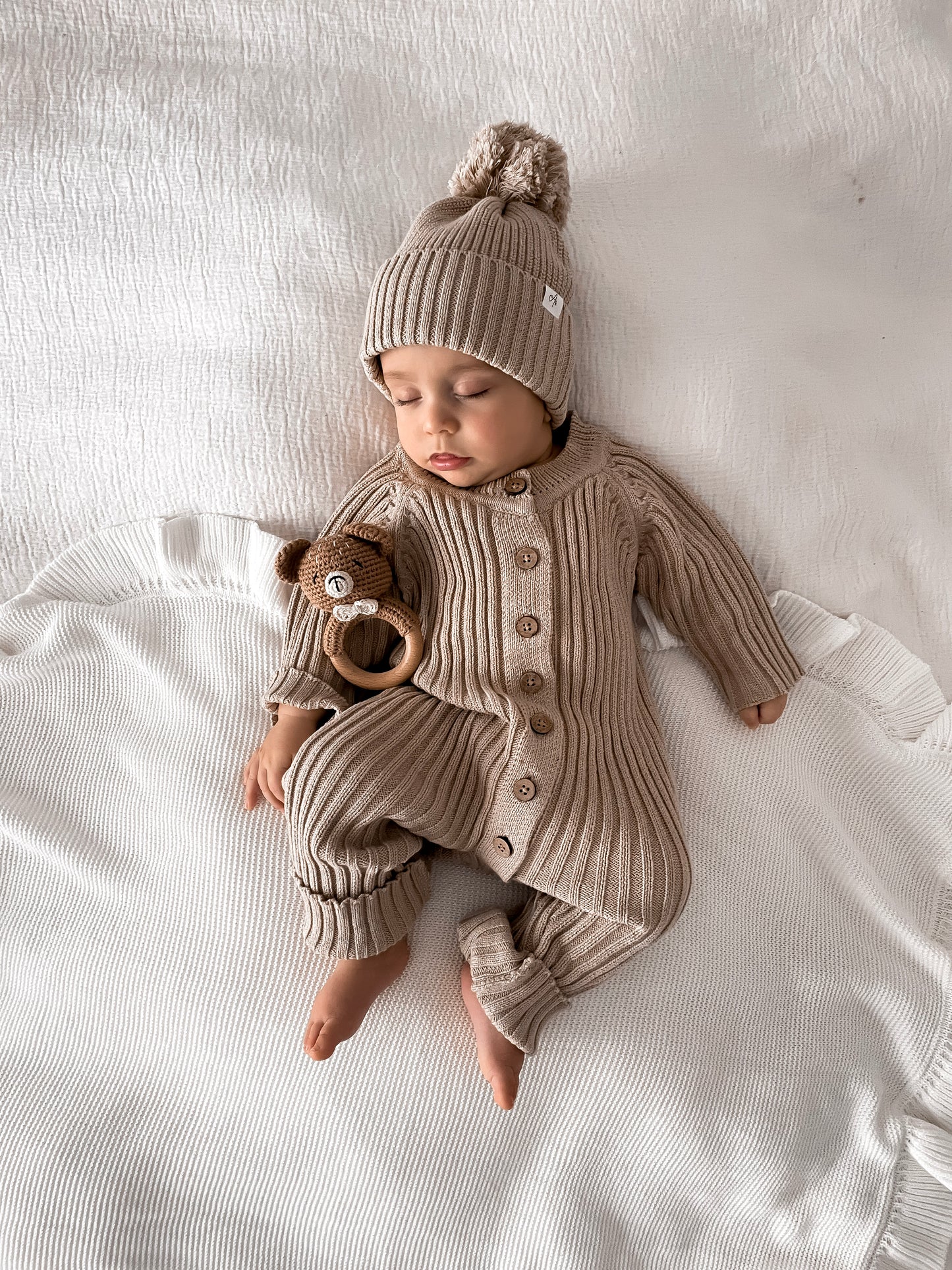 Willow Organic Romper - Fawn