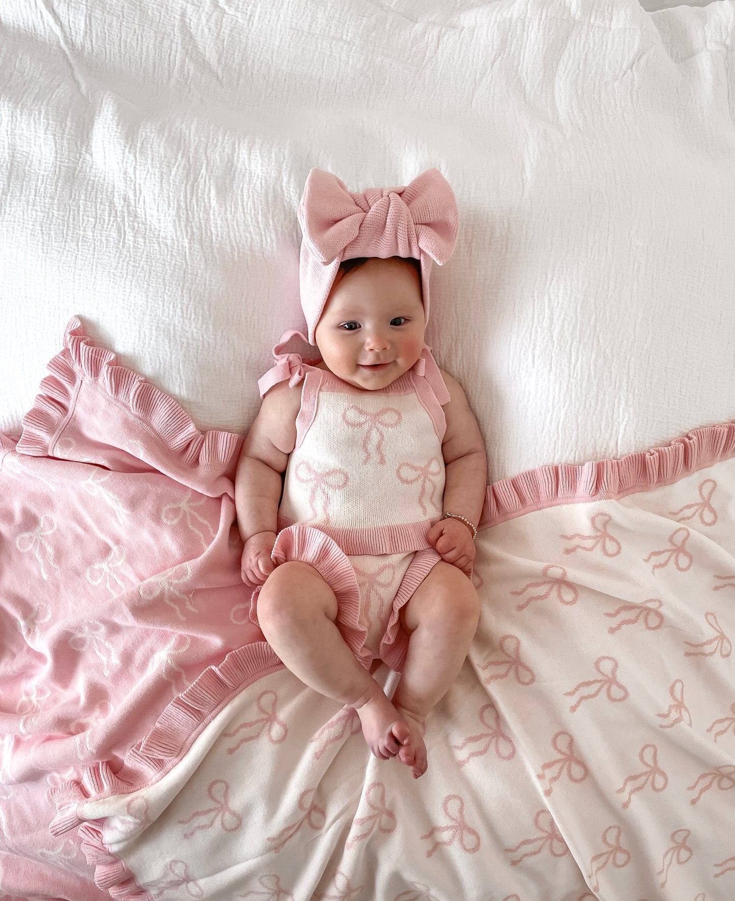 Little Bow Set - Milk & Fairy Floss