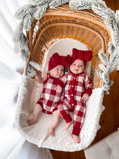 Rose Milk Full Length Romper