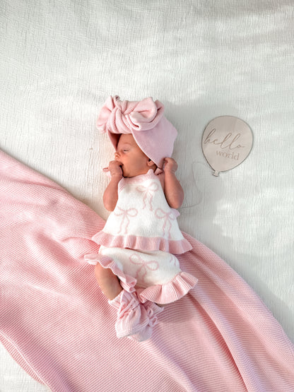Little Bow Set - Milk & Fairy Floss