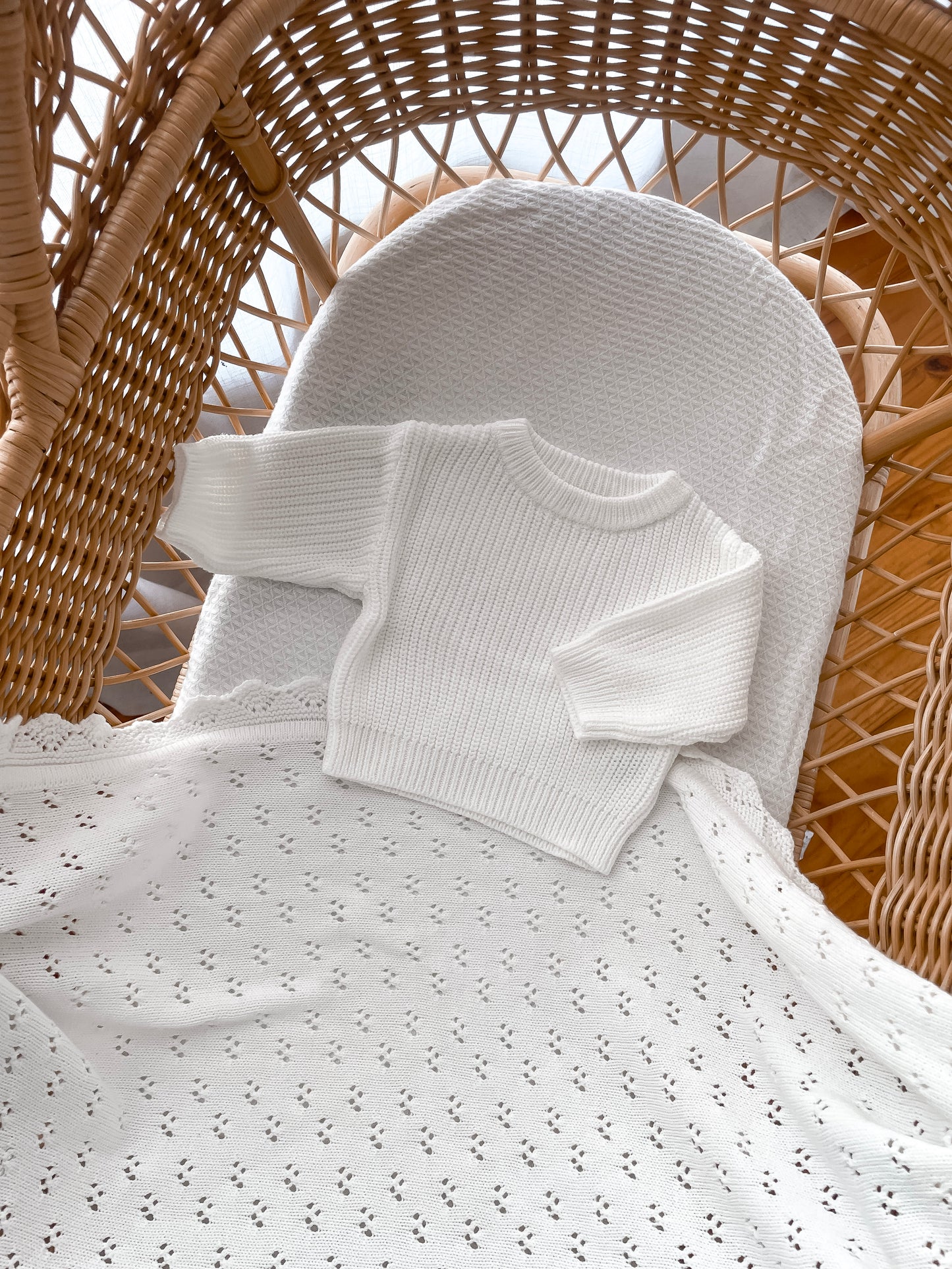 Classic Knitted Jumper - Milk