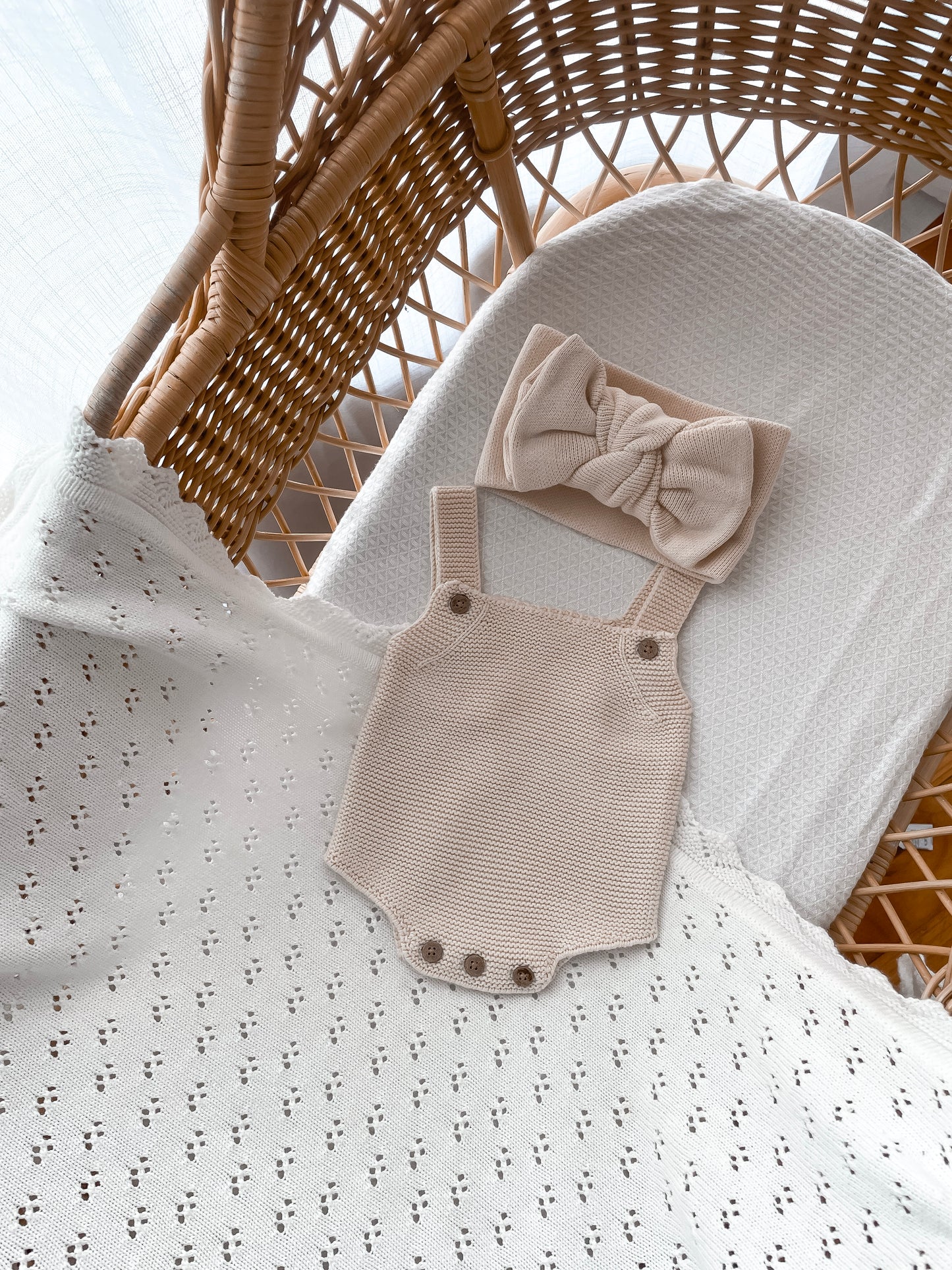 Classic Singlet Romper - Honey