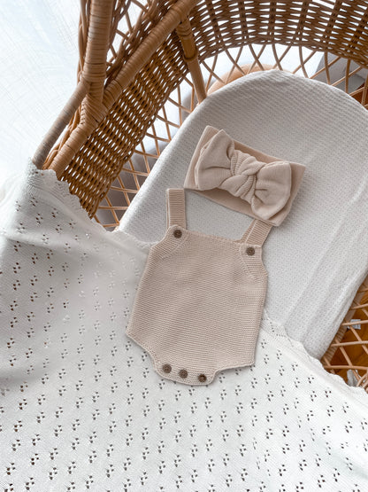 Classic Singlet Romper - Honey