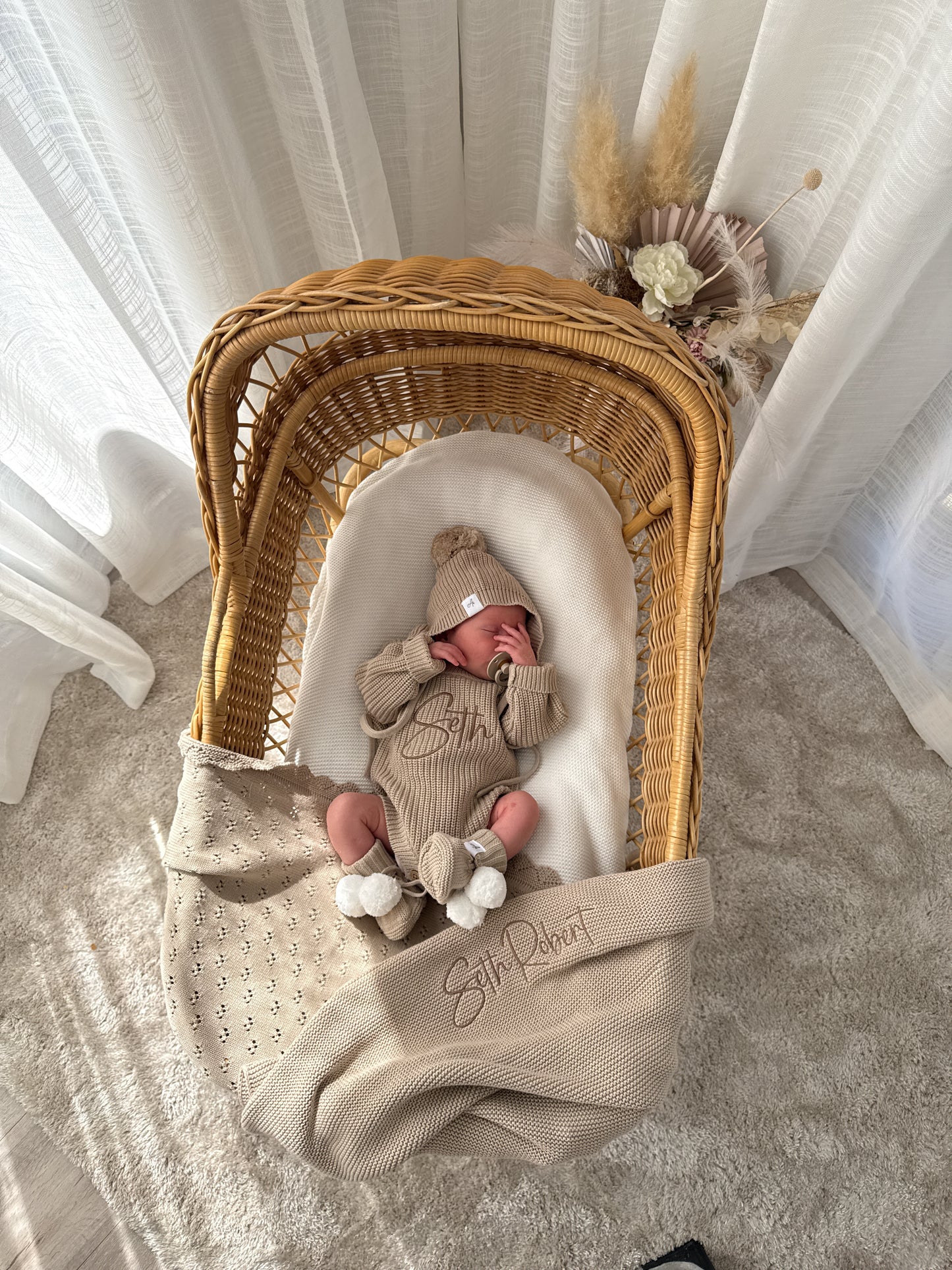 Wonder Newborn Romper - Fawn