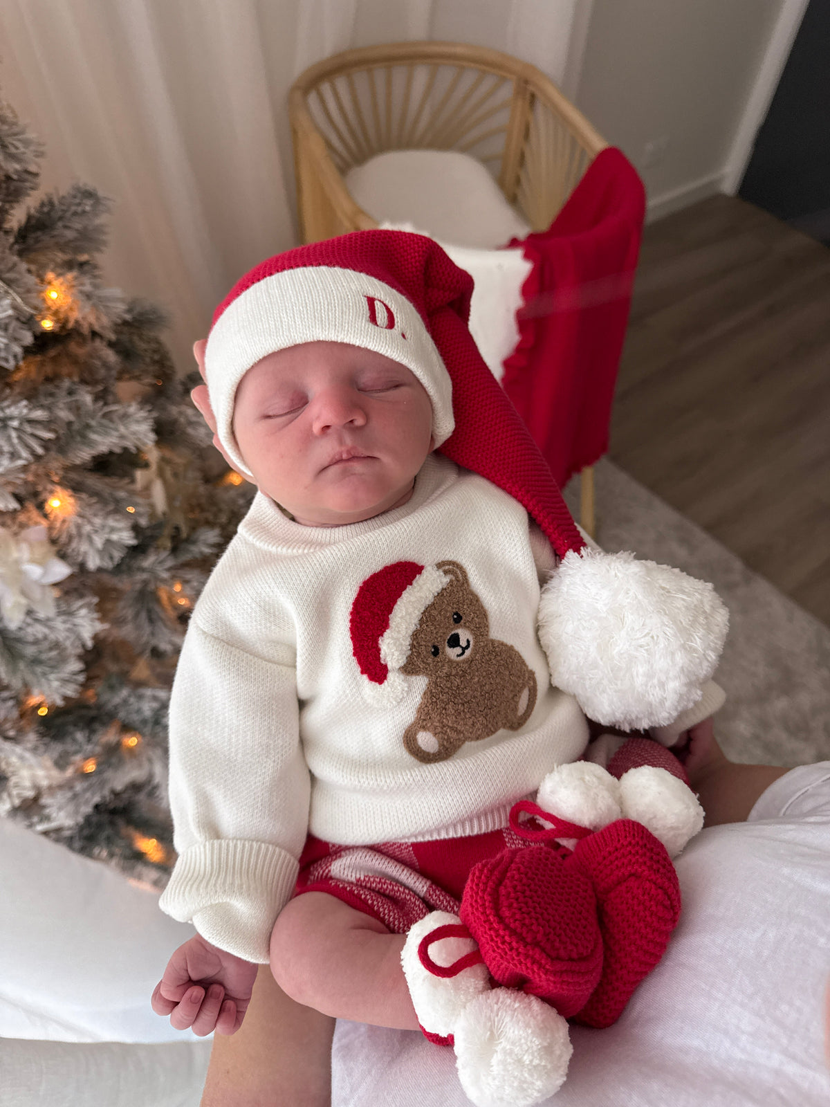 Merry Teddy Jumper - Milk | PRE ORDER