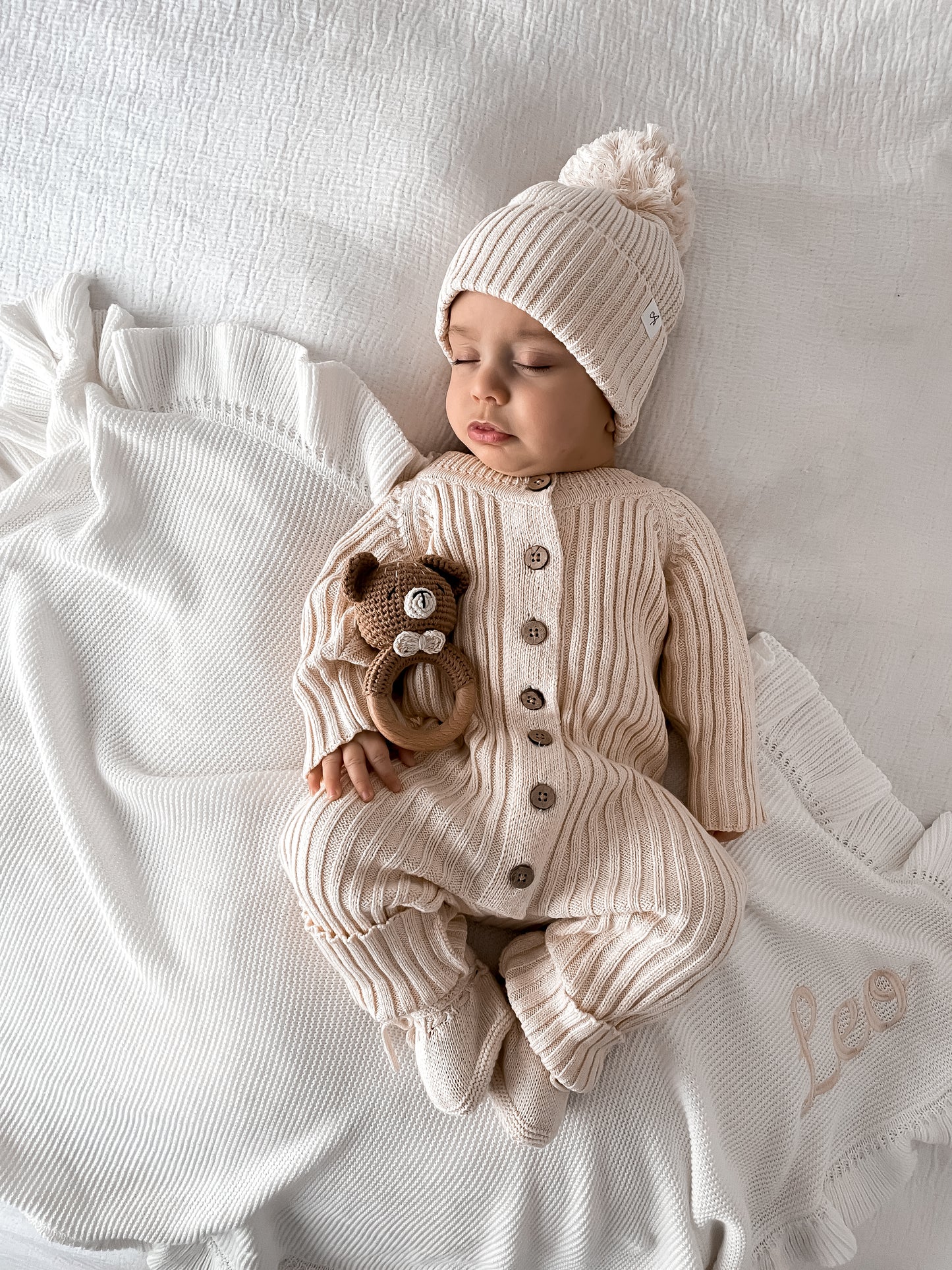 Willow Organic Romper - Honey