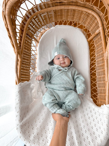 Haven Full Length Romper - Sea Mist