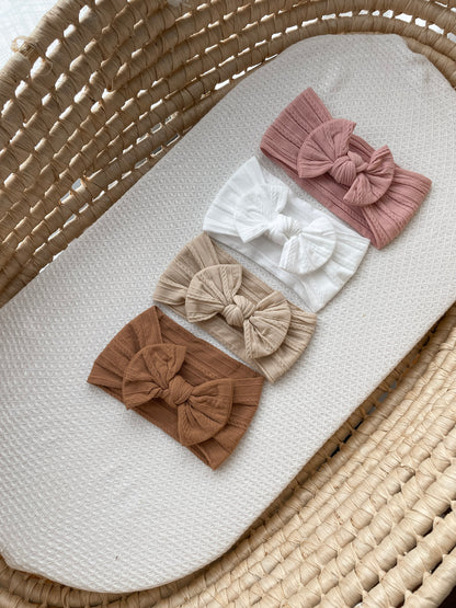Tahiti Bowknot Headbands - 100% Cotton