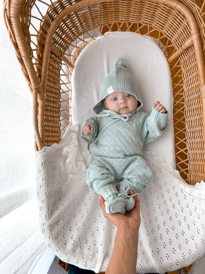 Haven Full Length Romper - Sea Mist