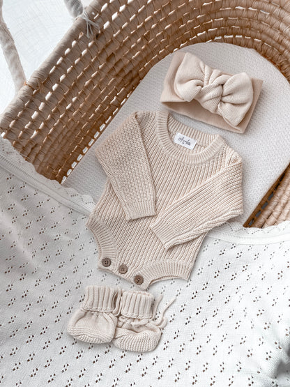 Wonder Newborn Romper - Honey