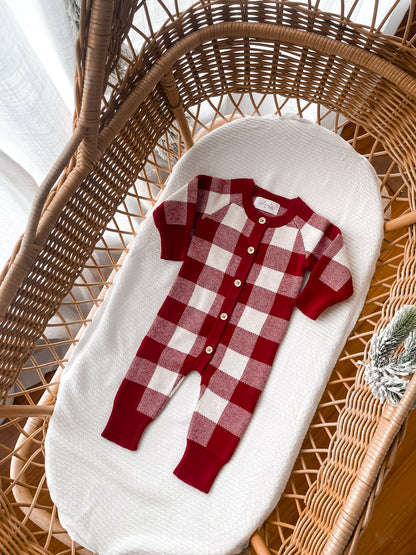 Rose Milk Full Length Romper