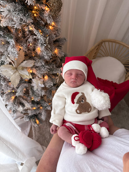 Merry Teddy Jumper - Milk | PRE ORDER