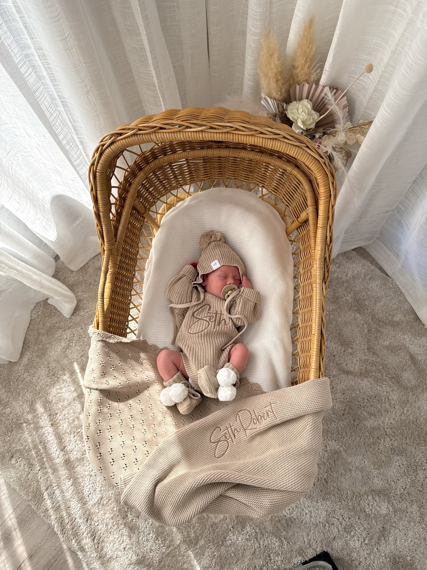 Wonder Newborn Romper - Fawn