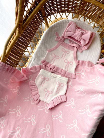 Little Bow Set - Milk & Fairy Floss