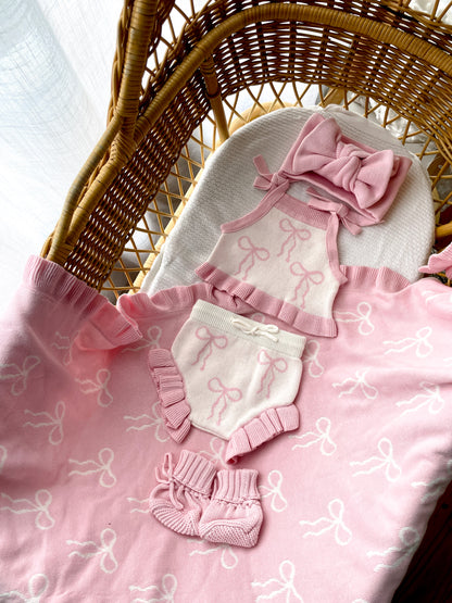 Little Bow Set - Milk & Fairy Floss