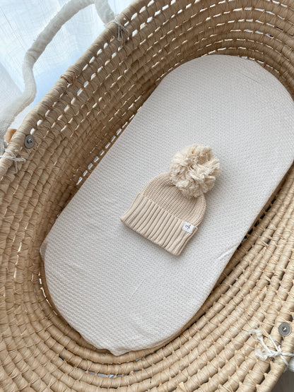 Knitted Beanie - Honey