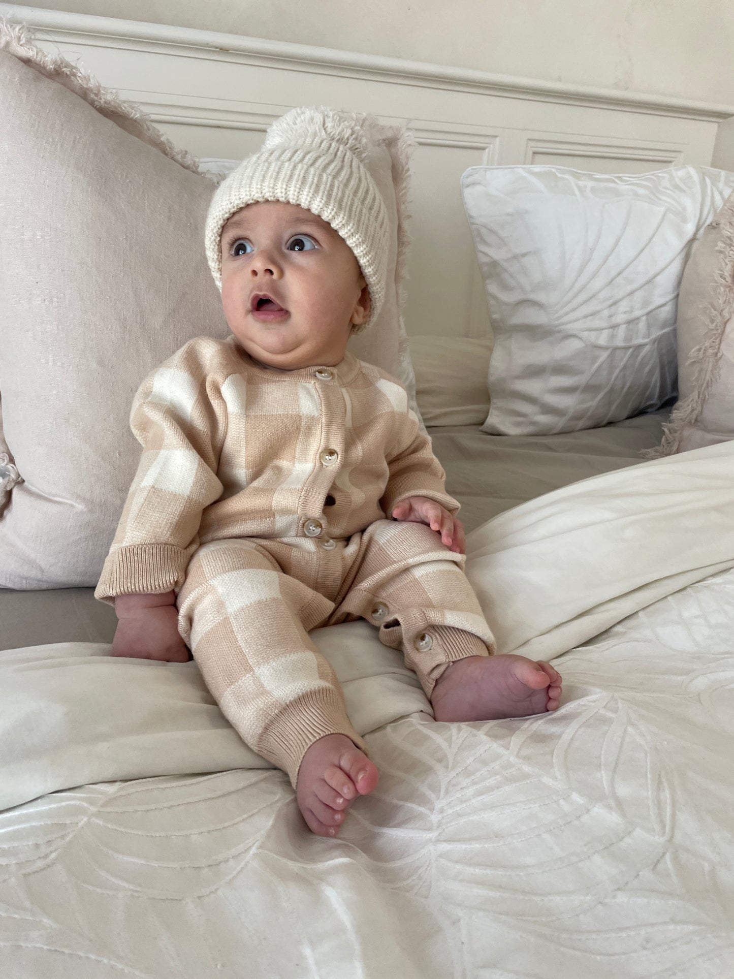 Spencer Gingham Onesie
