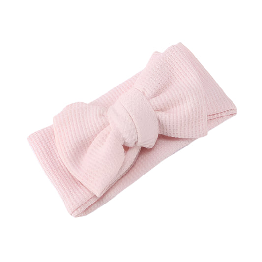 Janie Ribbed Bow Headbands (16 Colours) - 100% Cotton