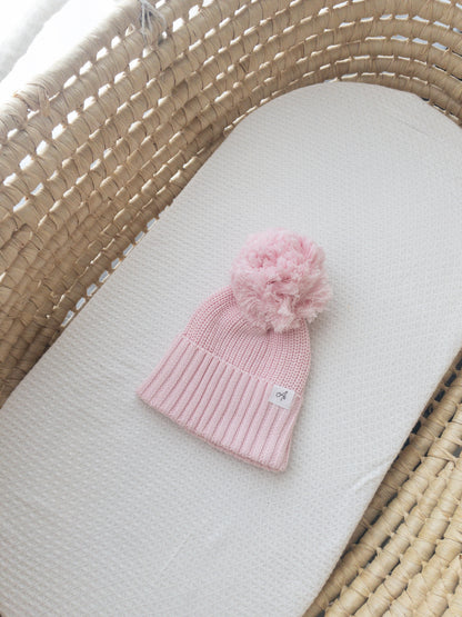Knitted Beanie - Fairy Floss