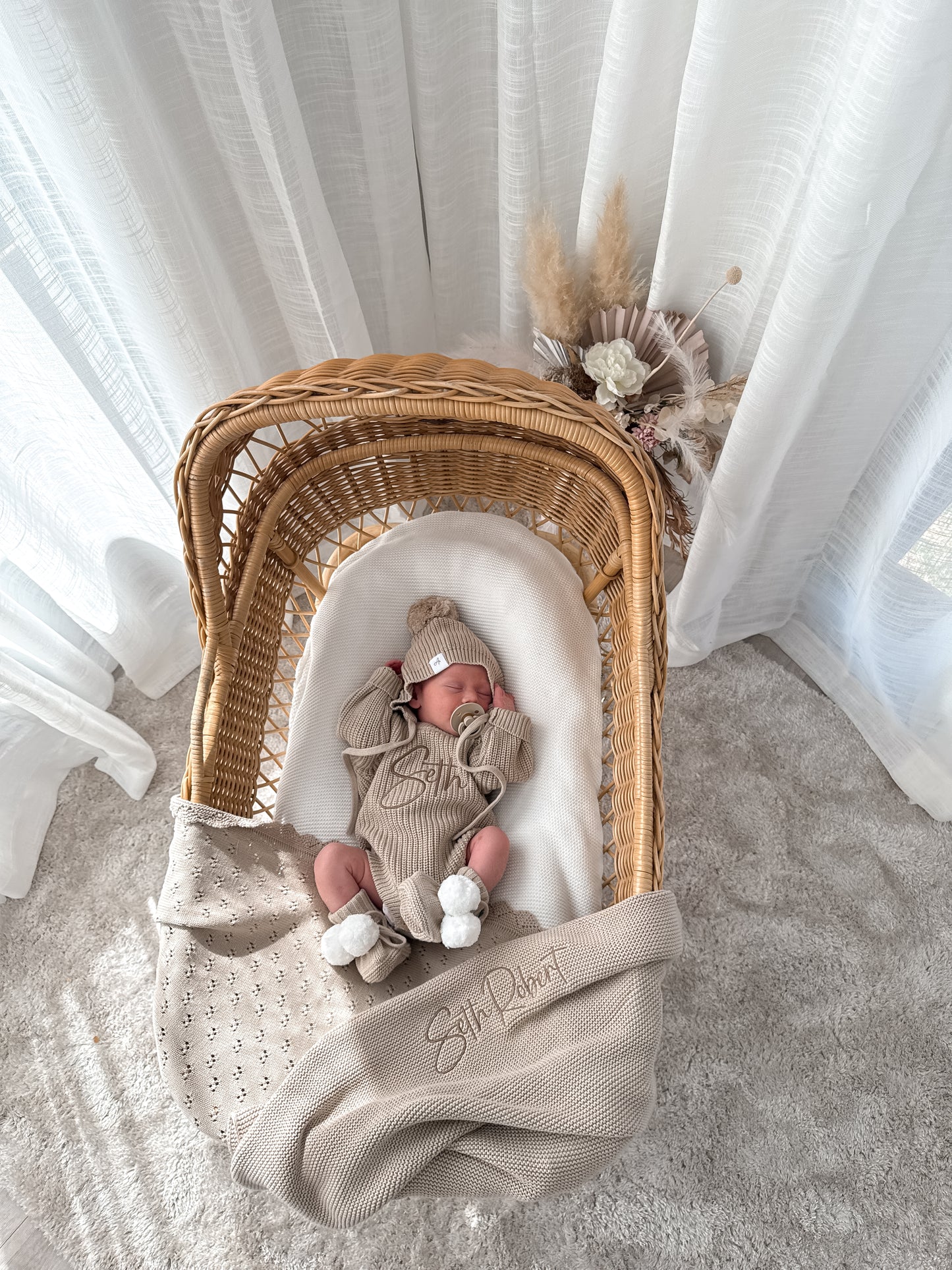 Wonder Newborn Romper - Fawn