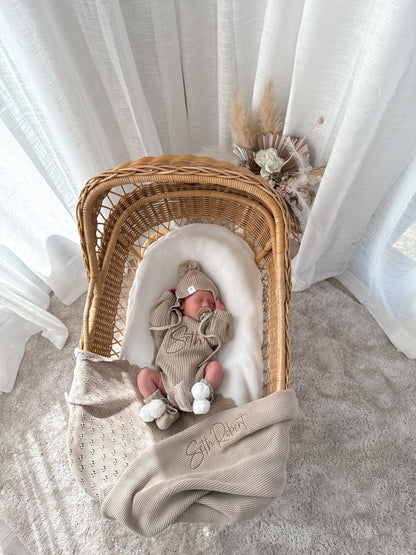 Wonder Newborn Romper - Fawn