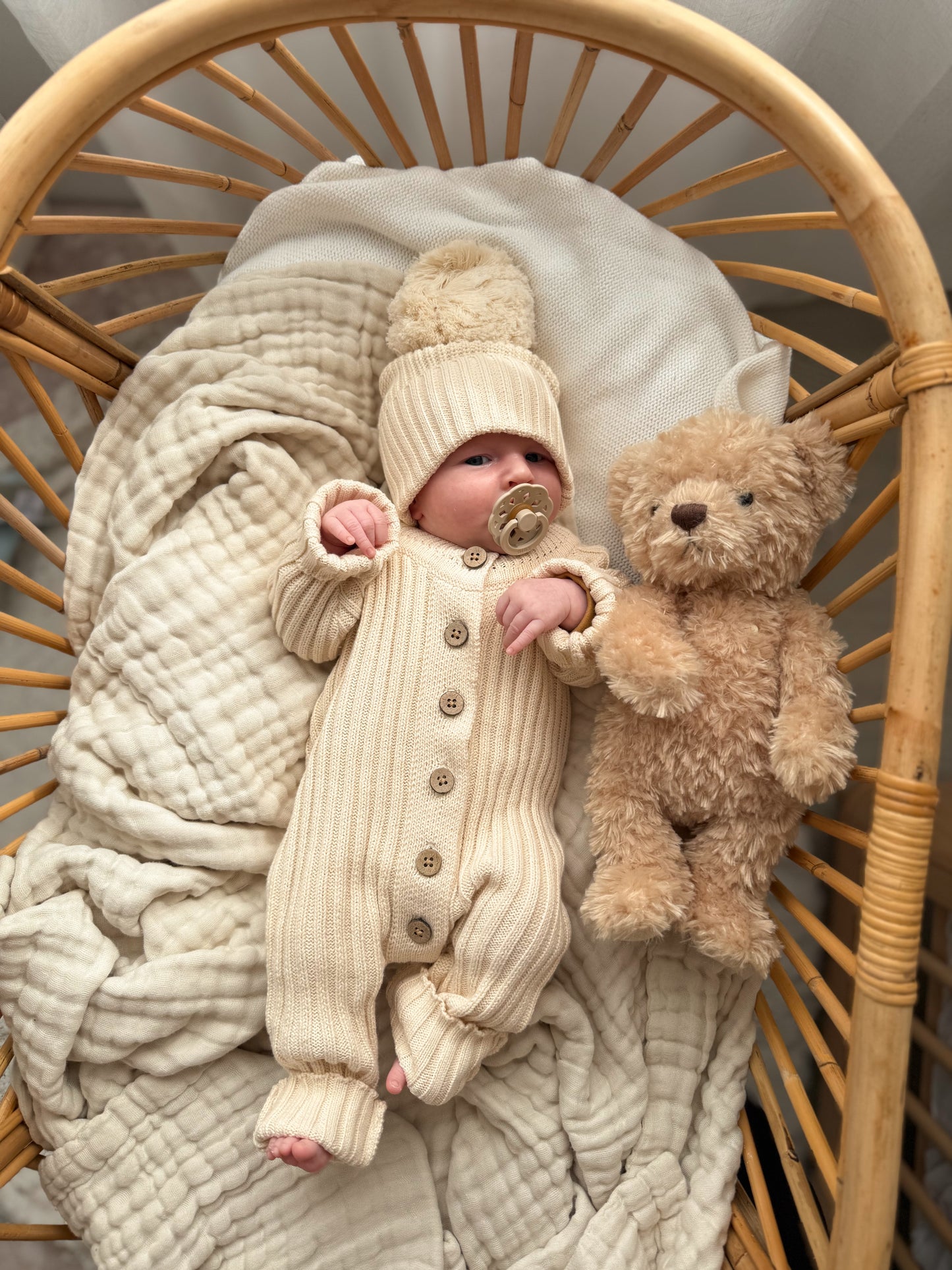 Willow Organic Romper - Honey