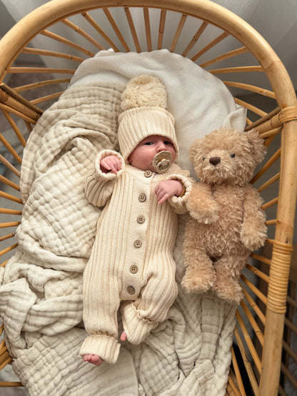 Willow Organic Romper - Honey