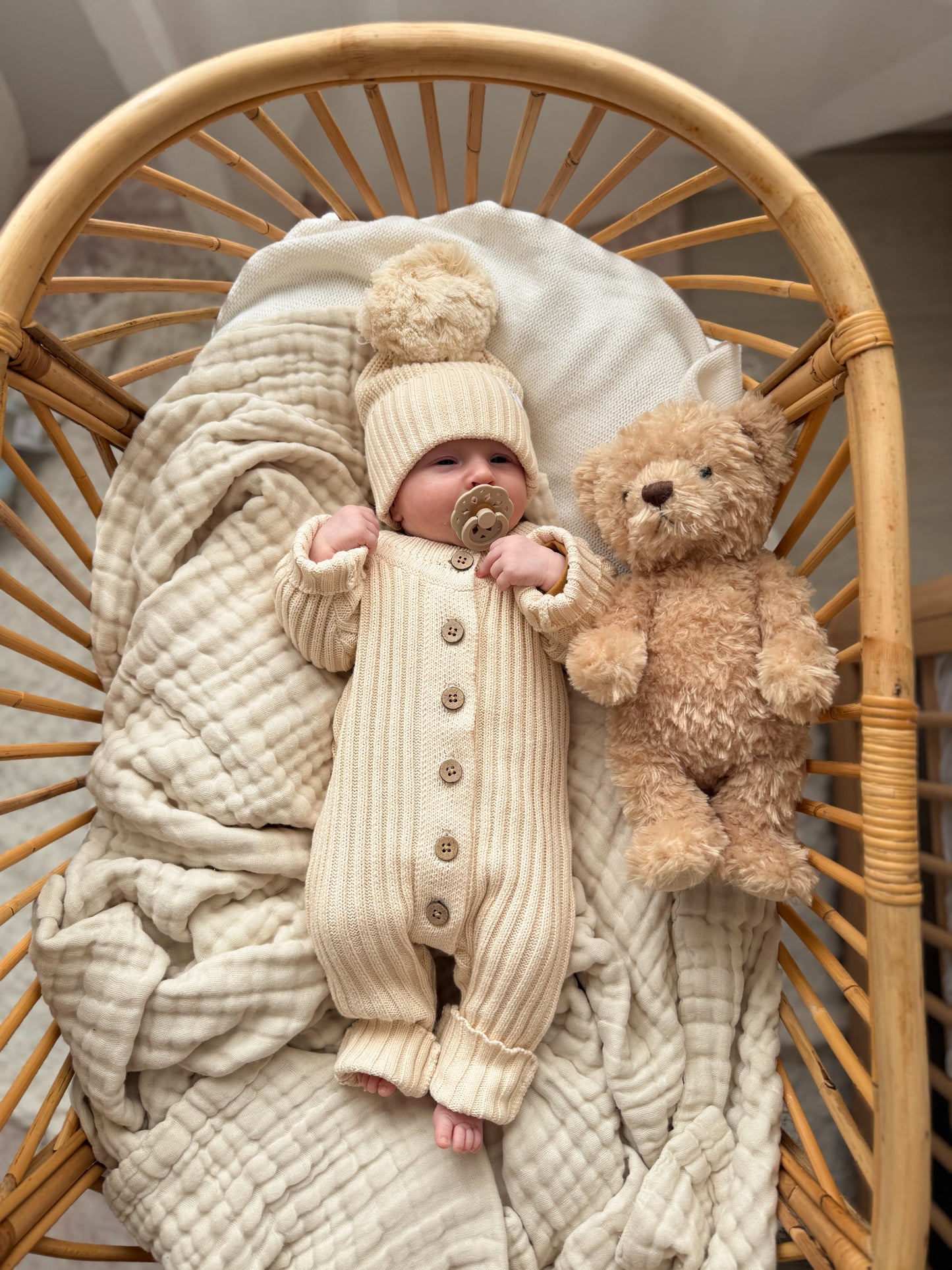 Willow Organic Romper - Honey