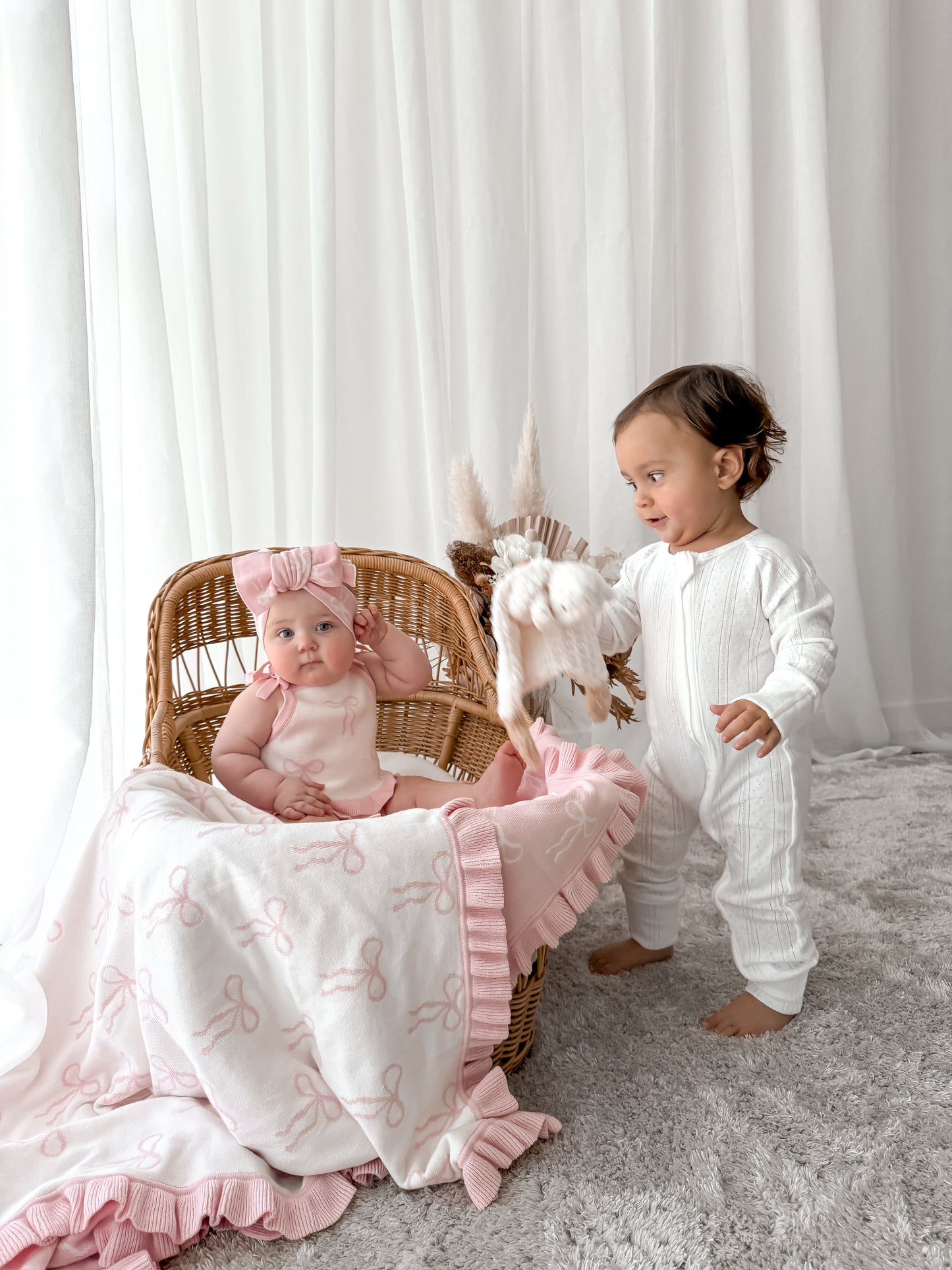 Little Bow Bloomers - Milk & Fairy Floss