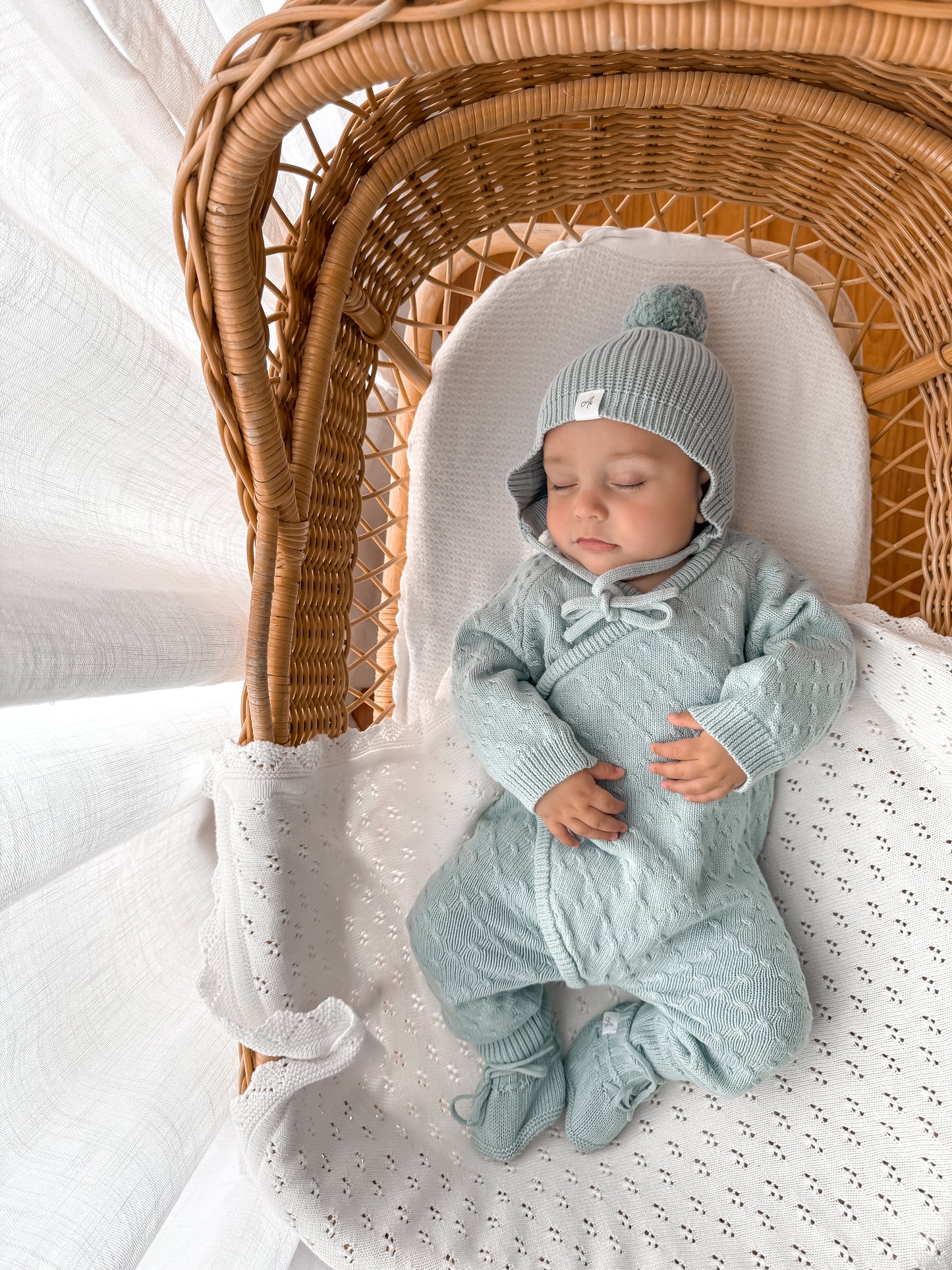 Haven Full Length Romper - Sea Mist