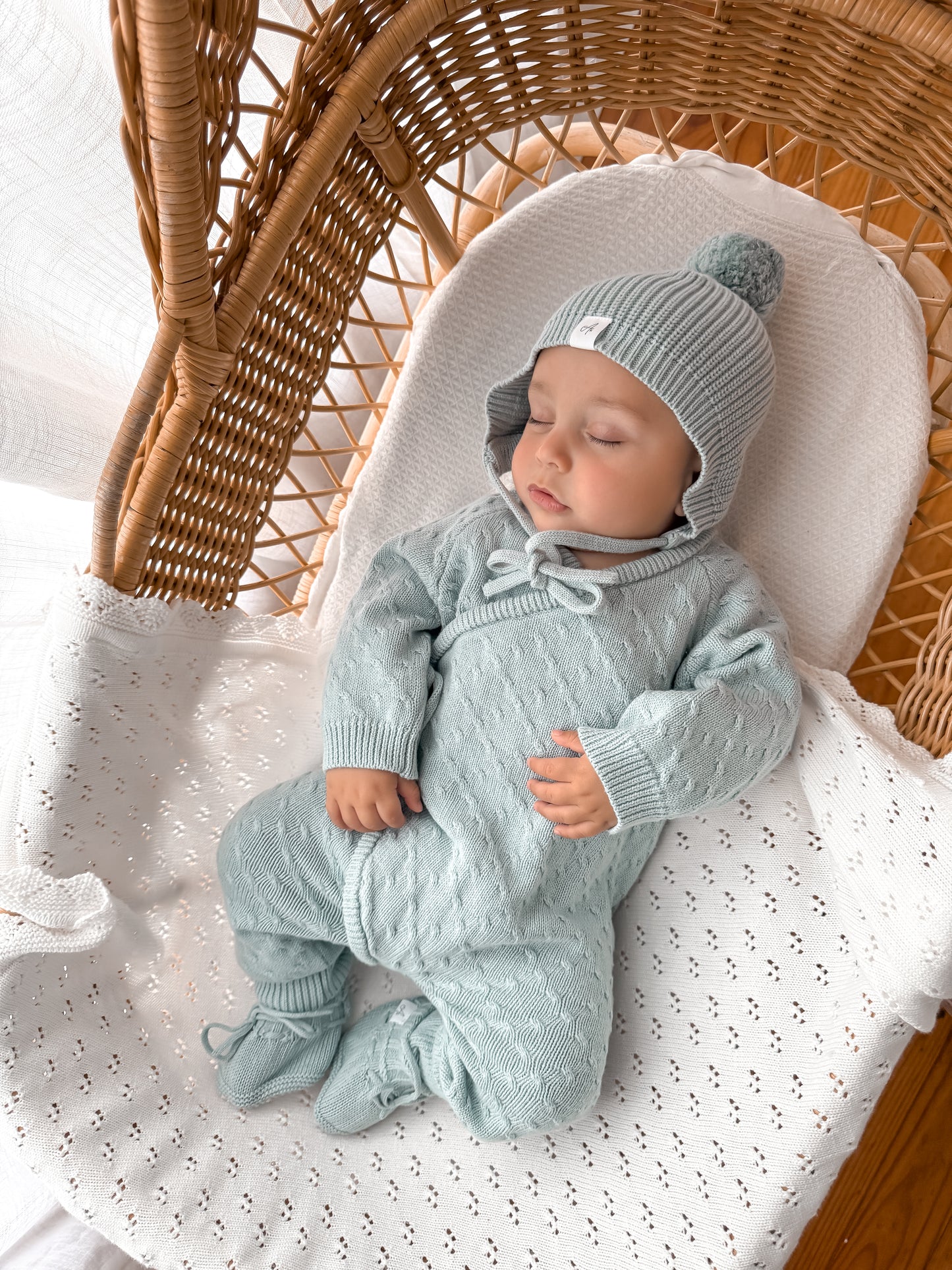 Haven Full Length Romper - Sea Mist