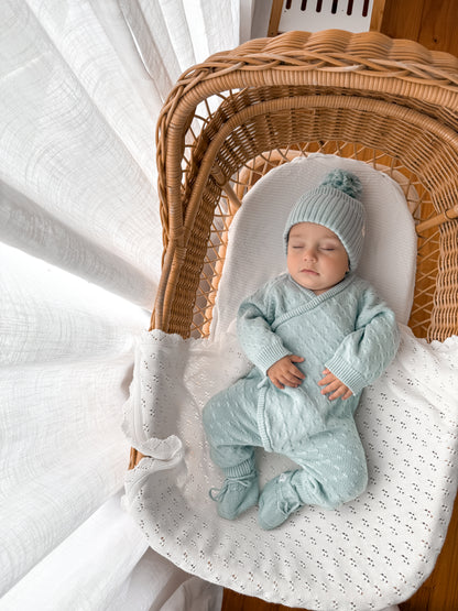 Haven Full Length Romper - Sea Mist