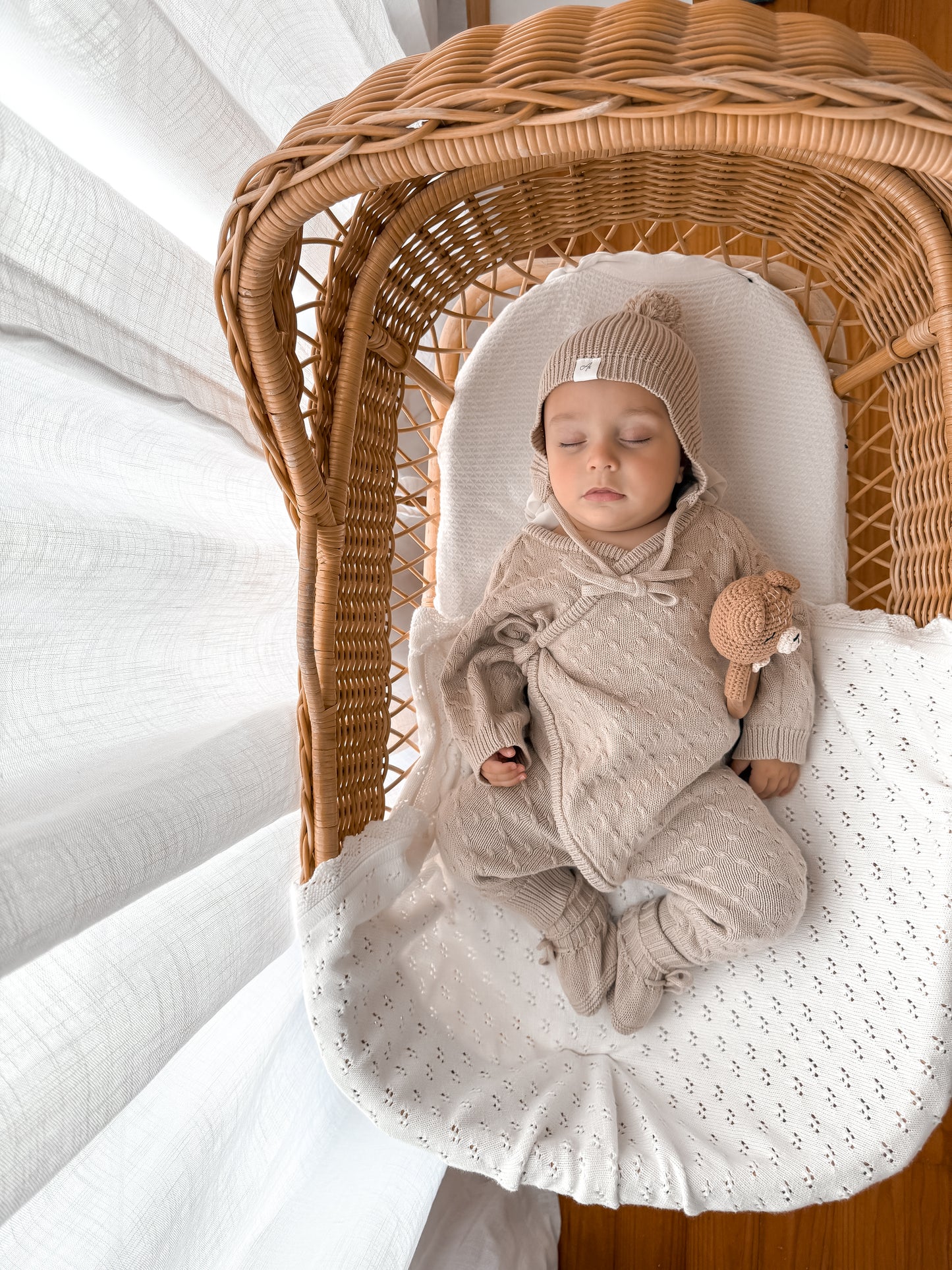 Haven Full Length Romper - Fawn