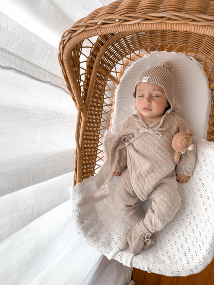 Haven Full Length Romper - Fawn