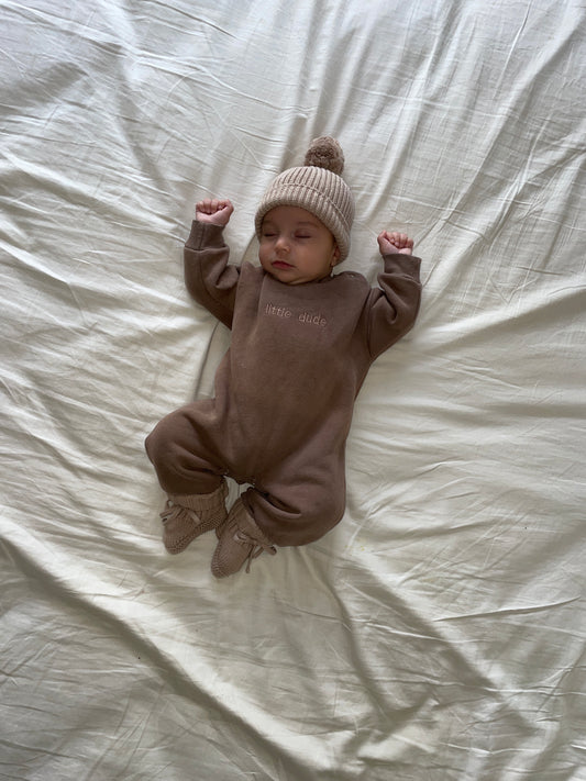 Little Dude Neutral Onesie - 100% Cotton