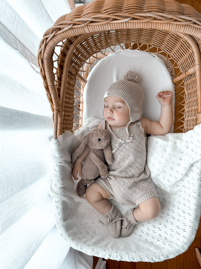 Haven Sleeveless Romper - Fawn