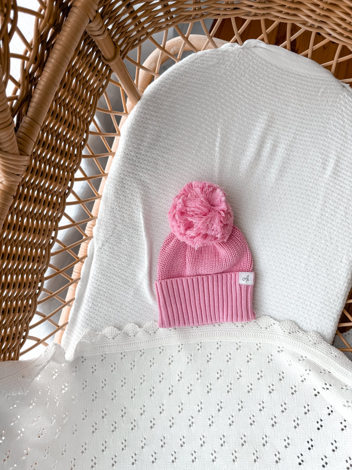 Knitted Beanie - Blossom