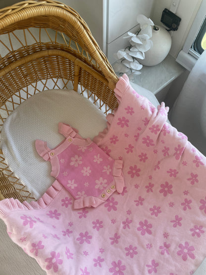 Little Daisy Sleeveless Romper - Blossom & Fairy Floss