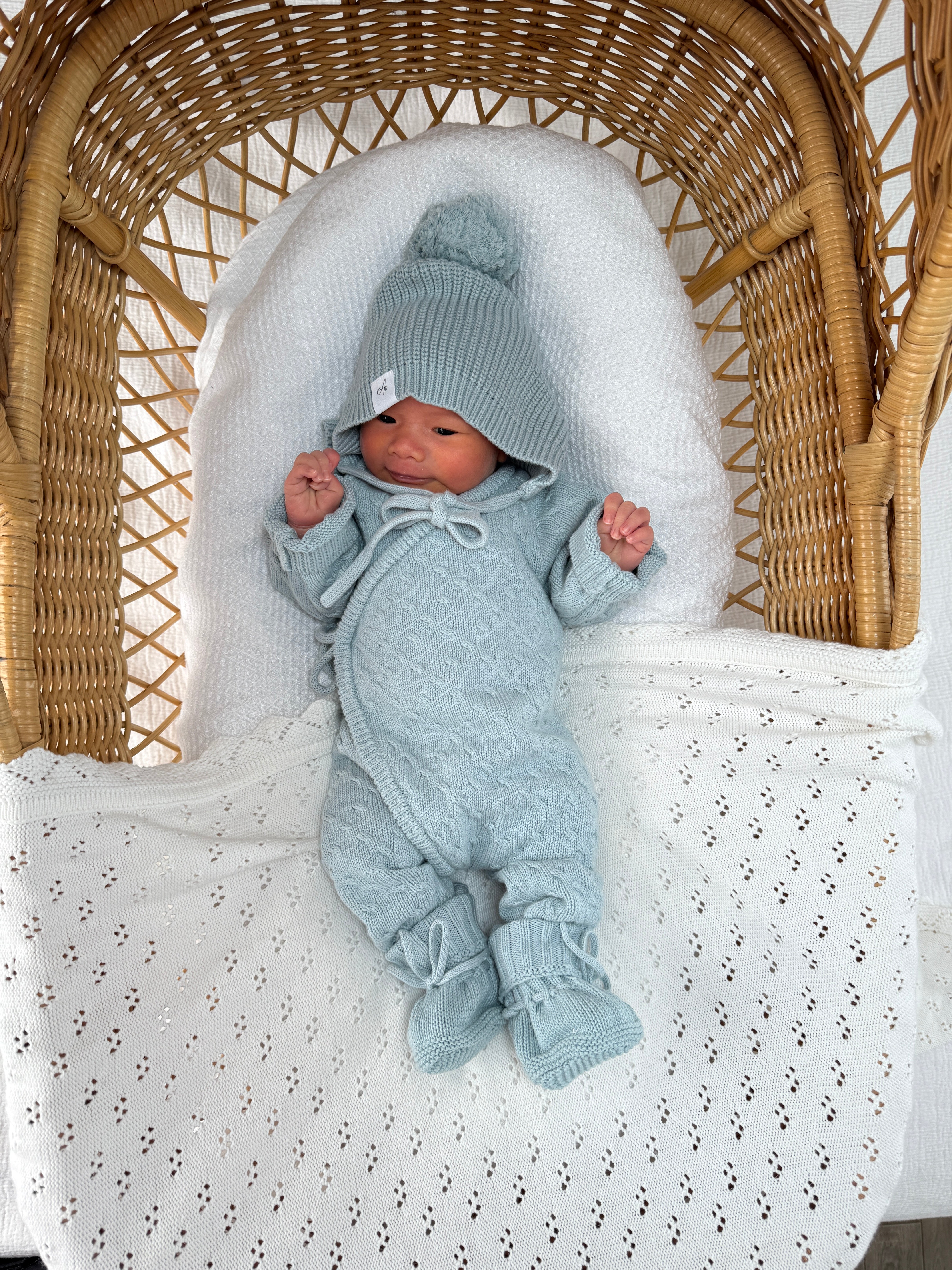 Nala コクーンスイムロンパース　Cocoon swim rompers Haven Full Length Romper - Sea Mist – Avalia Kids