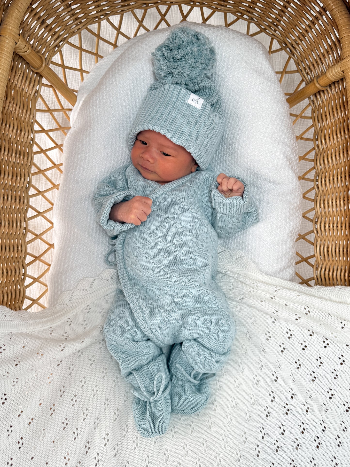 Haven Full Length Romper - Sea Mist