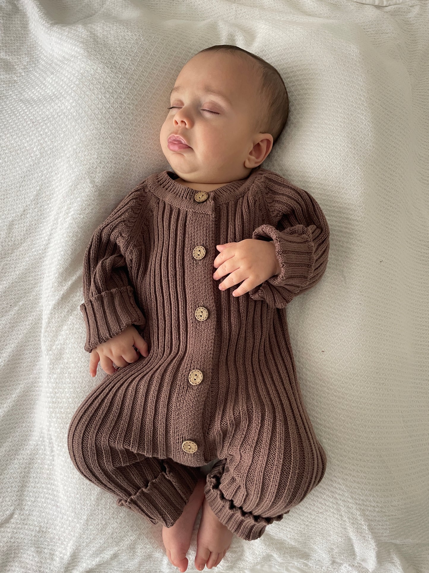 Nori Ribbed Rompers - 100% Cotton