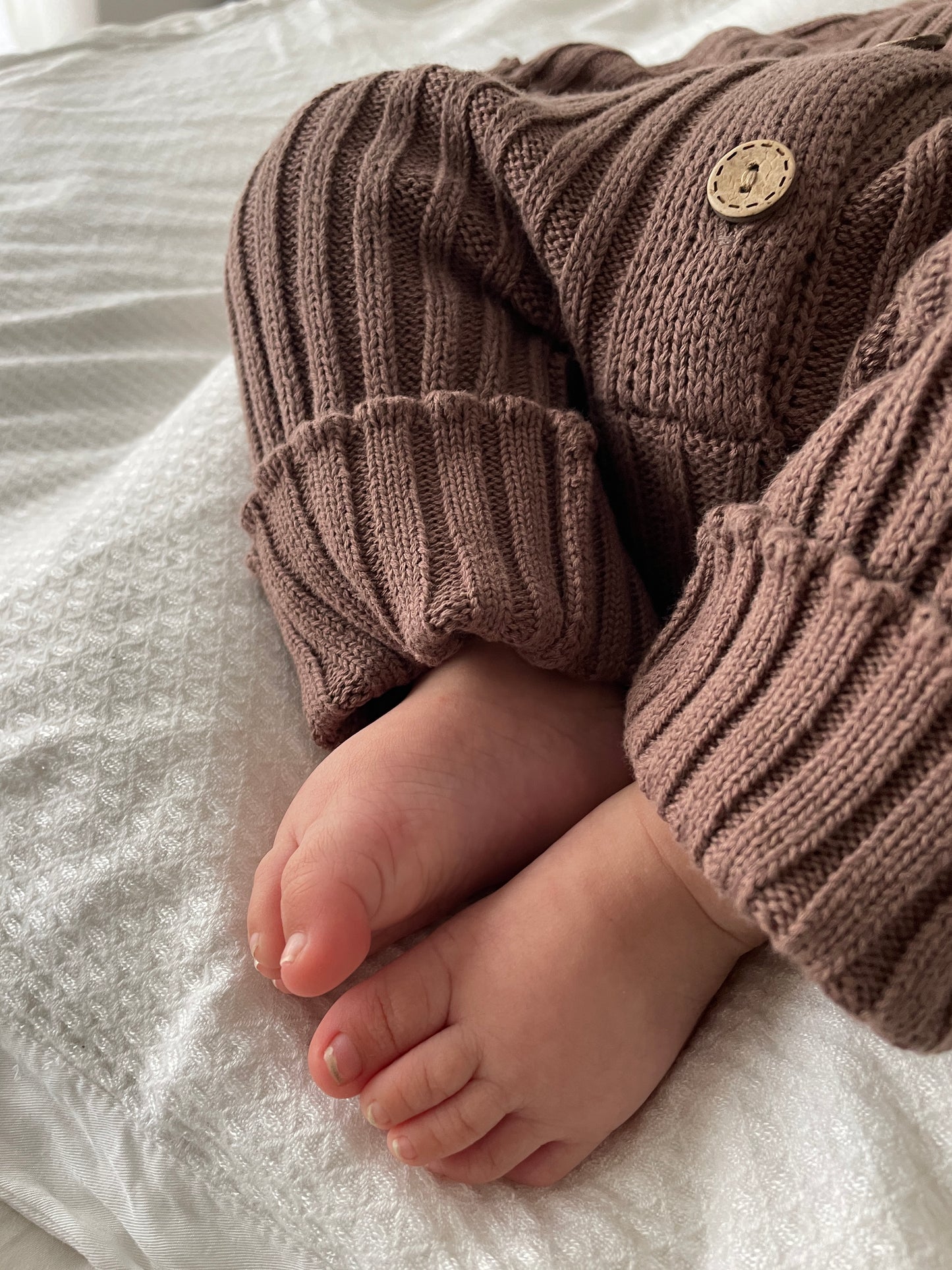 Nori Ribbed Rompers - 100% Cotton