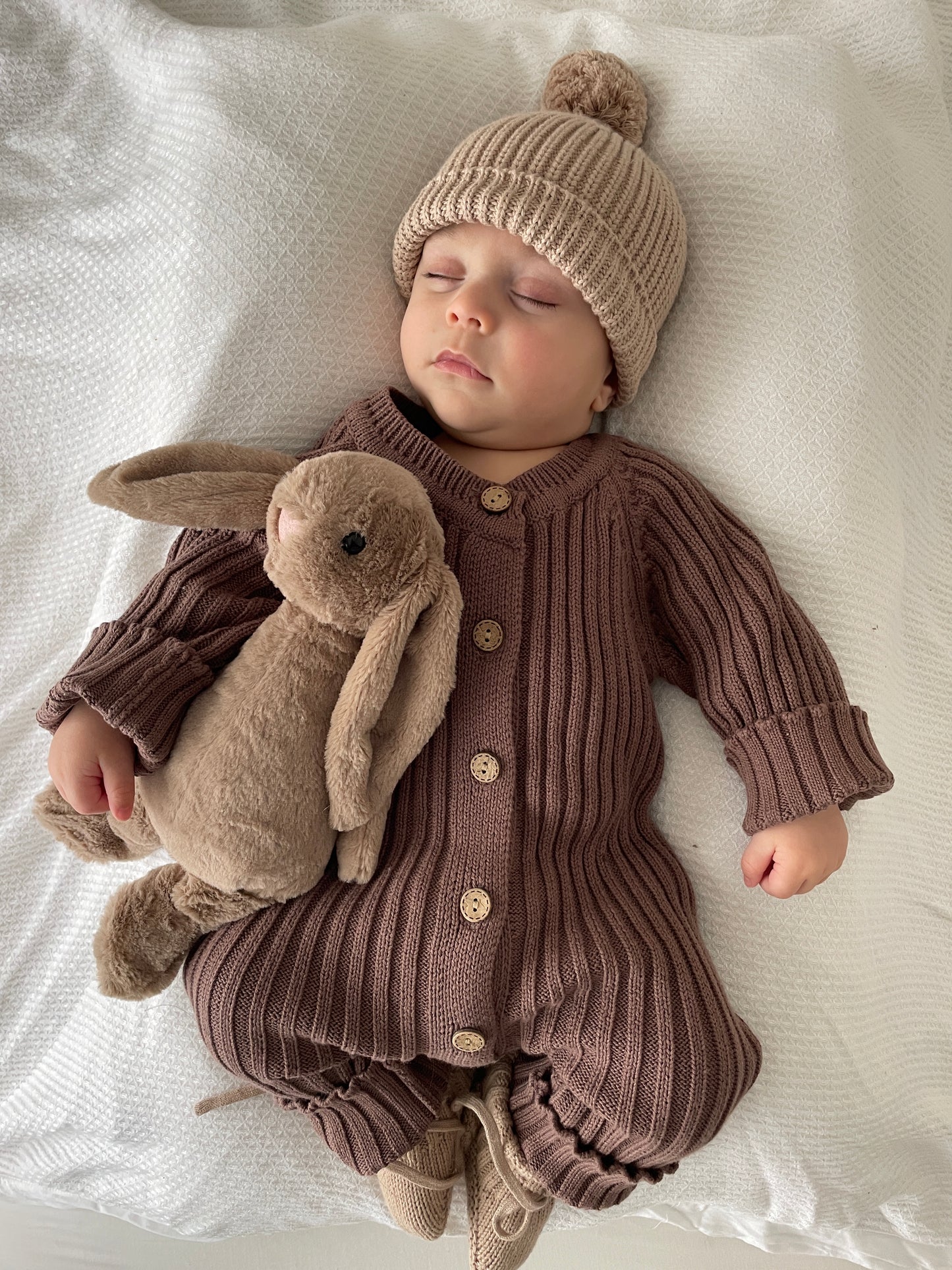 Nori Ribbed Rompers - 100% Cotton