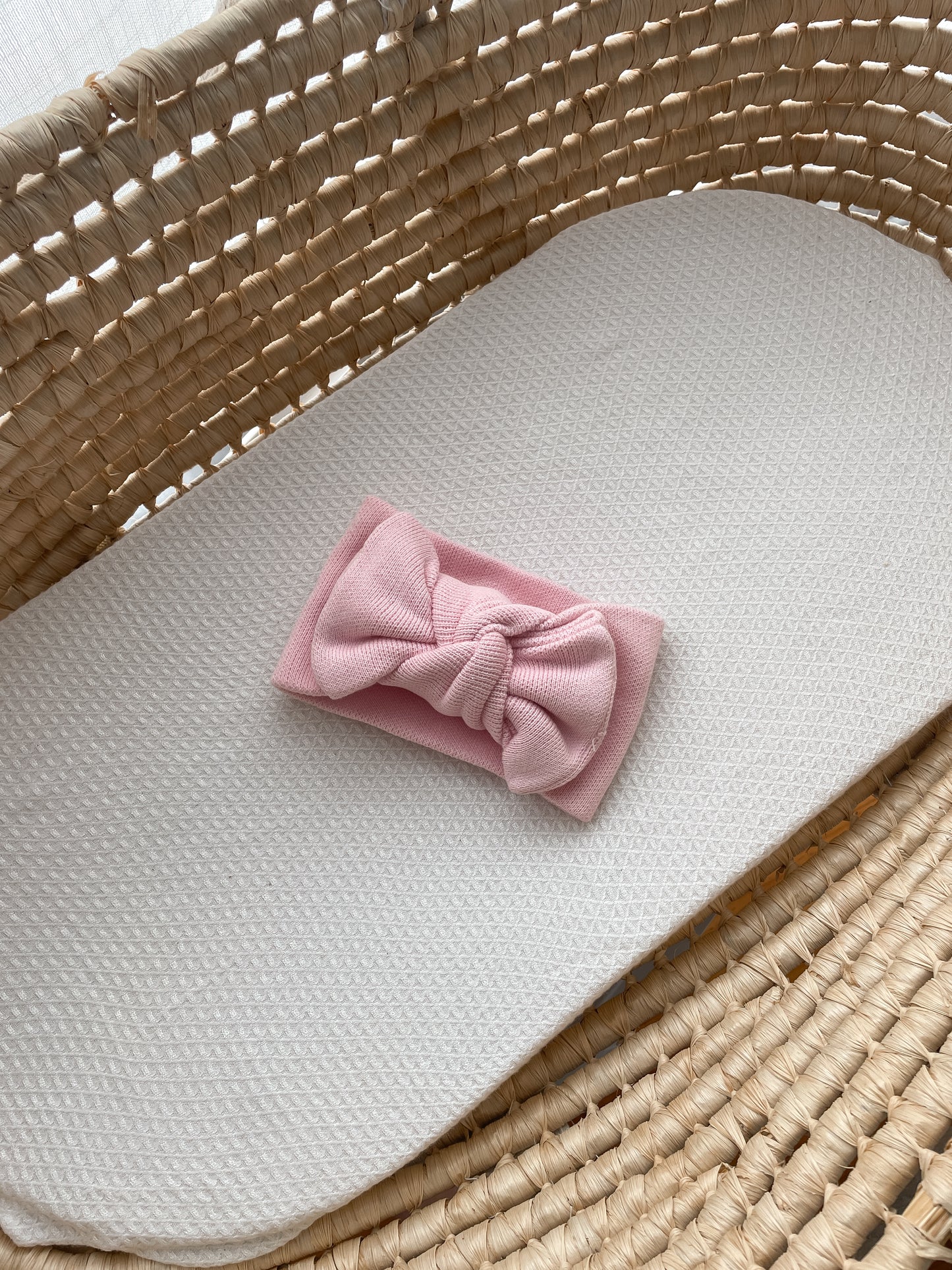 Knitted Oversized Topknot - Fairy Floss